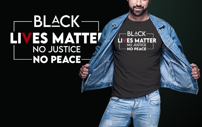 8 BLM Black Lives Matter white and black png, jpeg and PSD File editable text