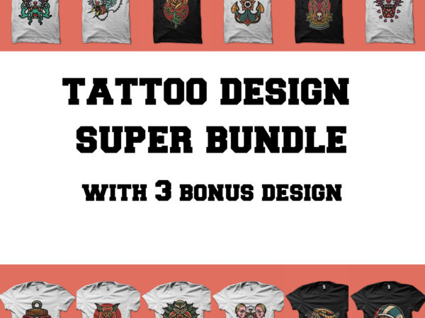 Tattoo design super bundle