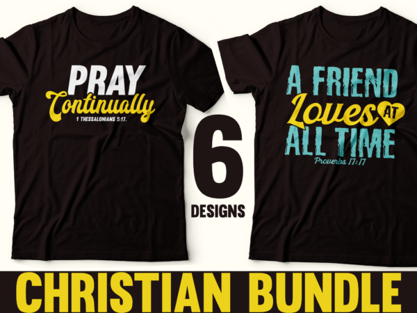 Christian bundle tshirt design | religious tshirt bundle | christian designs | psalm quotes | faith quotes