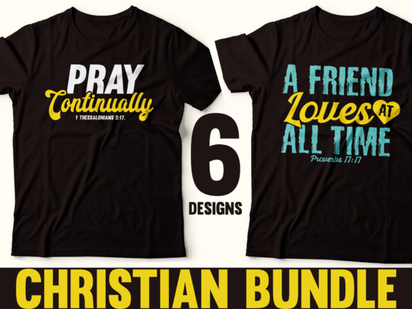 Download Christian Bundle Tshirt Design Religious Tshirt Bundle Christian Designs Psalm Quotes Faith Quotes Buy T Shirt Designs
