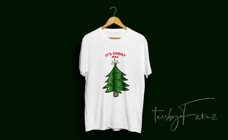 It’s Christ-Mas Unique idea t shirt design for sale