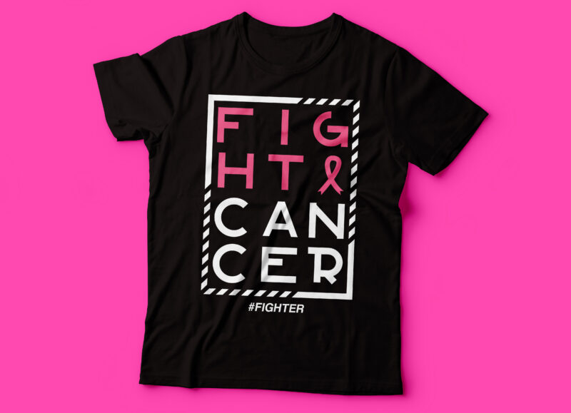 cancer awareness six tshirt design bundle | fight cancer | beat cancer | f*uck cancer | cancer survivour