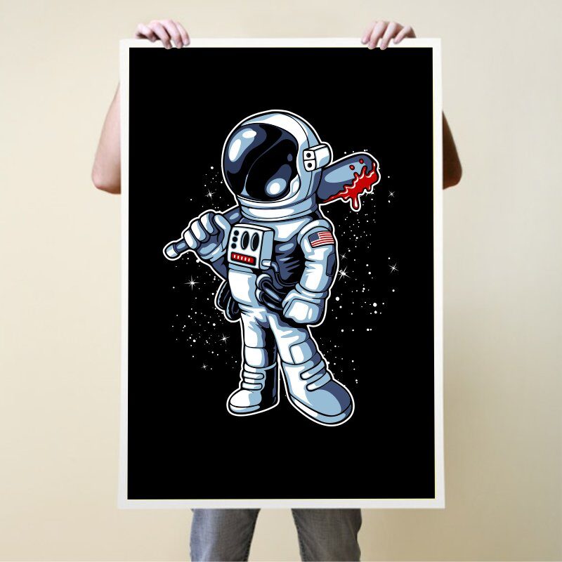 Astronaut T-shirt Designs Bundle Part 6