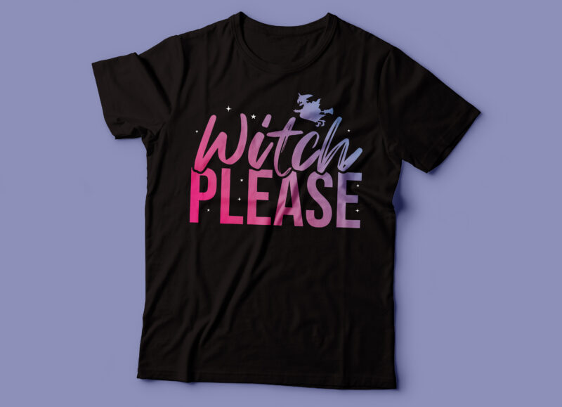 halloween bundle tshirts design | trick or treat , witch please tshirt design | five designs