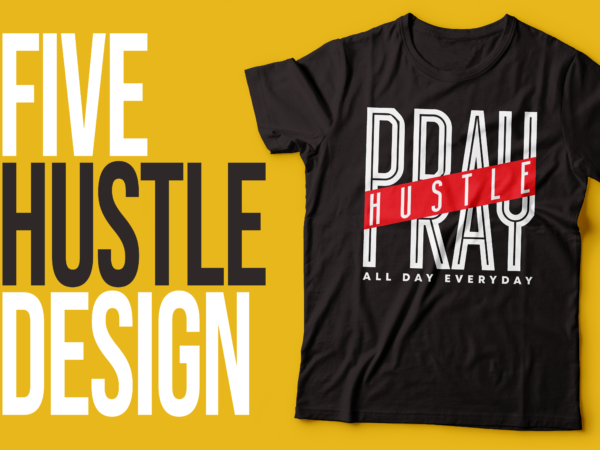 Five hustle based typography designs |design for hustlers