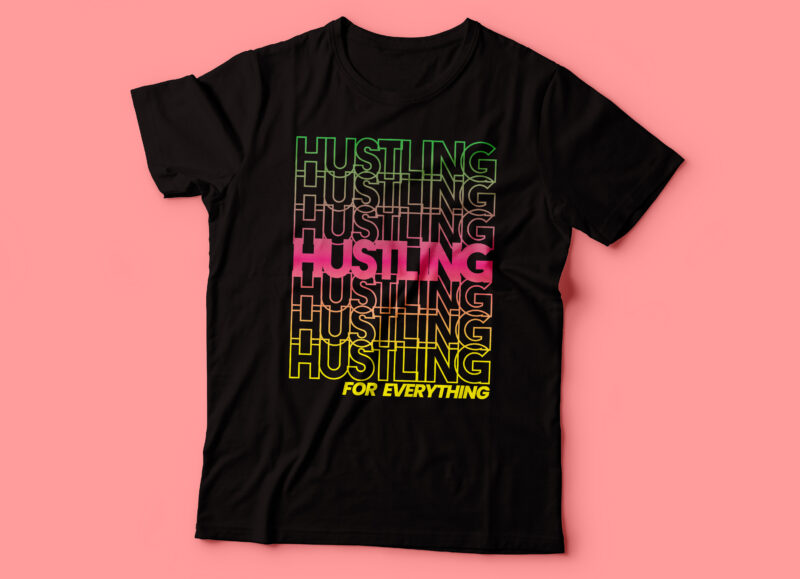 five hustle based typography designs |design for hustlers