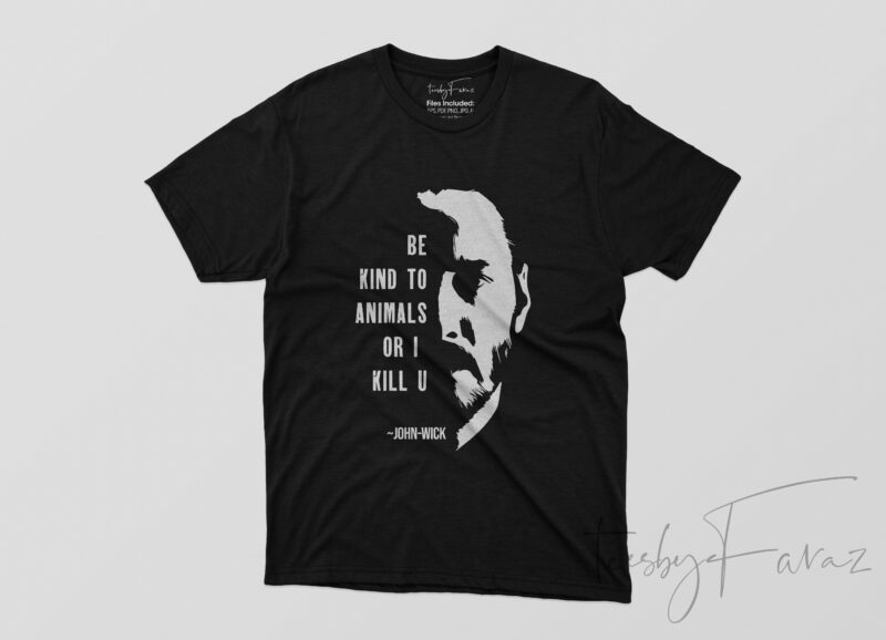 John Wick Inspired | Quotes Pack of 12 T shirt Design commercial use t-shirt design