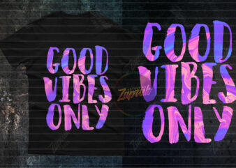 Good Vibes Only Colorful