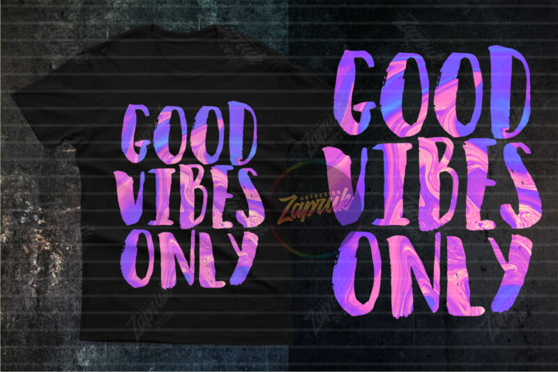 Good Vibes Only Colorful