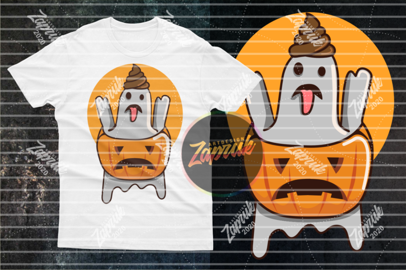 illustration 2020 is boo sheet halloween PNG tshirt design