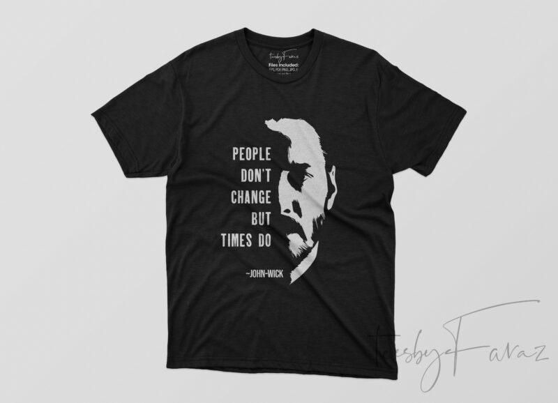 John Wick Inspired | Quotes Pack of 12 T shirt Design commercial use t-shirt design