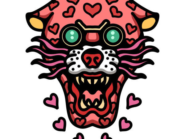 Pinky love panther tshirt design