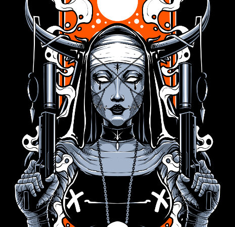 The nun tshirt design The nun tshirt design