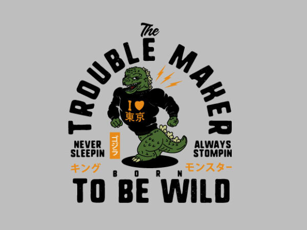 The trouble maker t shirt designs for sale