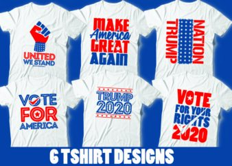 Make america great again tshirt bundle designs | trump nation |united we stand | Vote for your rights | trump 2020 | vote for America
