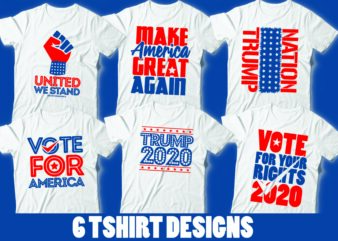 Make america great again tshirt bundle designs | trump nation |united we stand | Vote for your rights | trump 2020 | vote for America