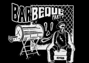 black and white artwork barbeque for sale