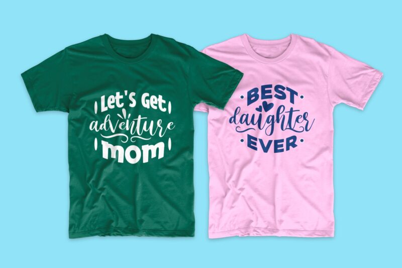 Family t-shirt design quotes bundle, Motivational inspirational t shirt designs bundles. Family svg bundle vector pack. Family typography.