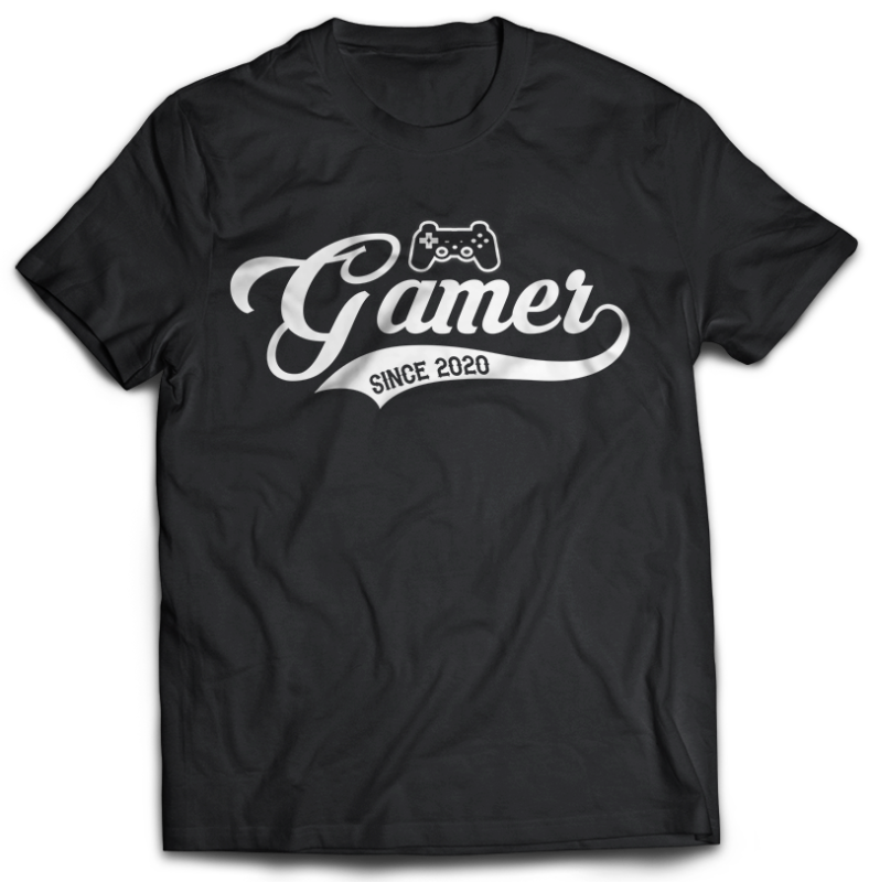 71 GAMER Gaming Tshirt best of gamer 2020 designs bundle editable PSD NEW REVISION