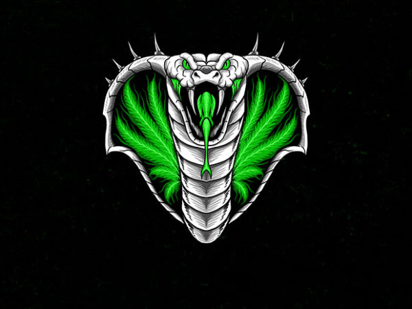 Green poison t shirt design template