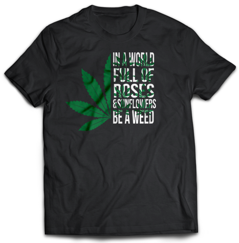 28 WEED Cannabis bundle tshirt design