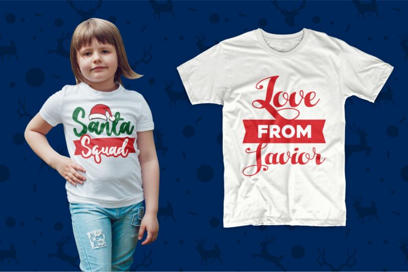 t-shirt vector Christmas t shirt design bundle vector, Typography Christmas designs for t-shirt, Christmas quotes t shirt design svg png psd
