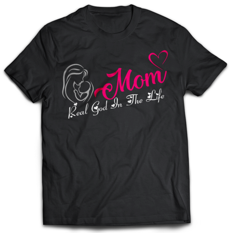 105 MOM tshirt designs for mama lover png psd editable text and layers bundles