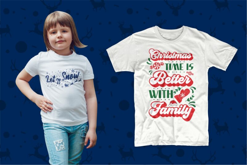 Christmas t shirt design. T shirt design for christmas. Christmas svg bundle. Christmas typography. Lettering t-shirt designs bundle pack collection. Trendy kids t shirts design. Christmas t-shirt design bundle PSD SVG PNG EPS