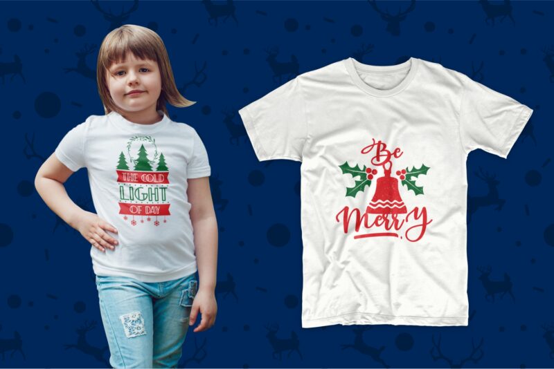 t-shirt vector Christmas t shirt design bundle vector, Typography Christmas designs for t-shirt, Christmas quotes t shirt design svg png psd