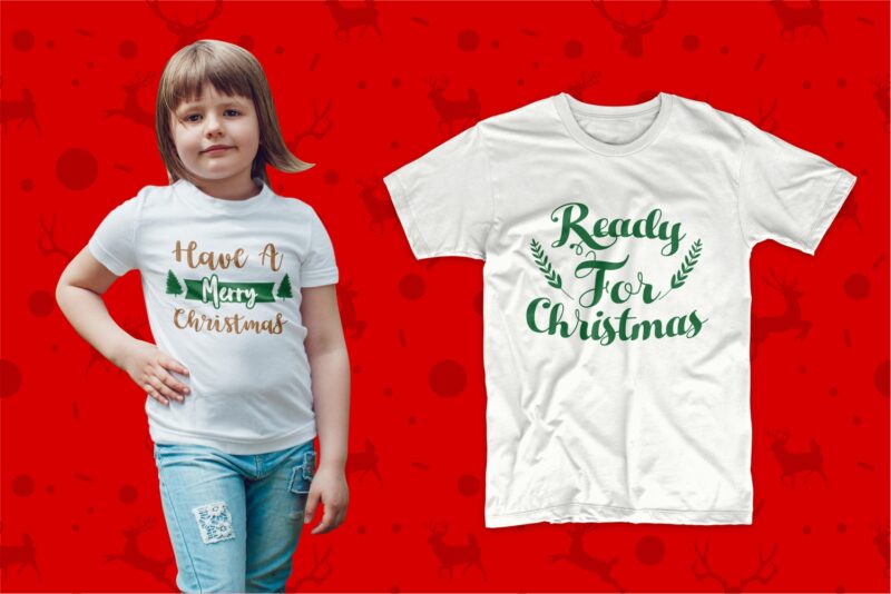 t-shirt vector Christmas t shirt design bundle vector, Typography Christmas designs for t-shirt, Christmas quotes t shirt design svg png psd