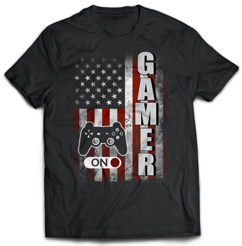 71 GAMER Gaming Tshirt best of gamer 2020 designs bundle editable PSD NEW REVISION