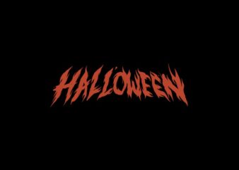 Halloween Type graphic t shirt