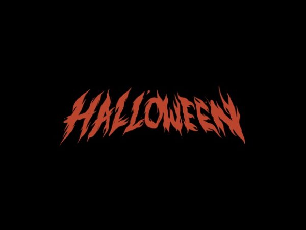 Halloween type graphic t shirt