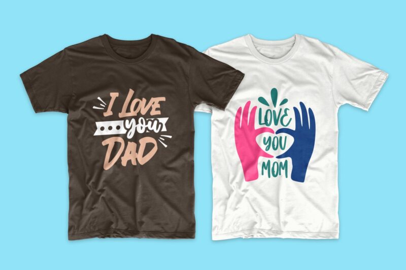 Family t-shirt design quotes bundle, Motivational inspirational t shirt designs bundles. Family svg bundle vector pack. Family typography.