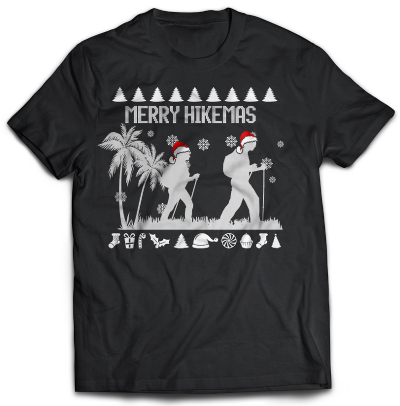 t-shirt vector 108 CHRISTMAS tshirt designs bundles jpg png Transparent and PSD File editable text layers