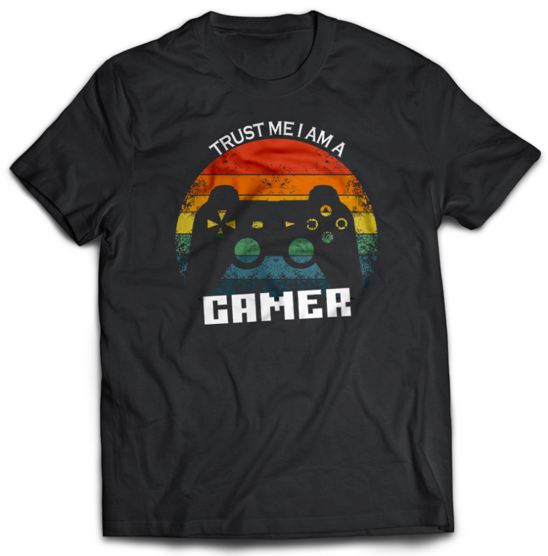 71 GAMER Gaming Tshirt best of gamer 2020 designs bundle editable PSD NEW REVISION