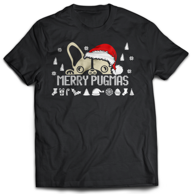 t-shirt vector 108 CHRISTMAS tshirt designs bundles jpg png Transparent and PSD File editable text layers
