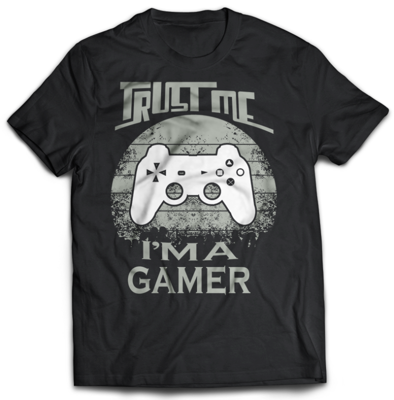 71 GAMER Gaming Tshirt best of gamer 2020 designs bundle editable PSD NEW REVISION