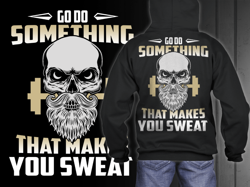 84 SKULL tshirt design