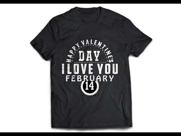 Valentine’s day t-shirt design