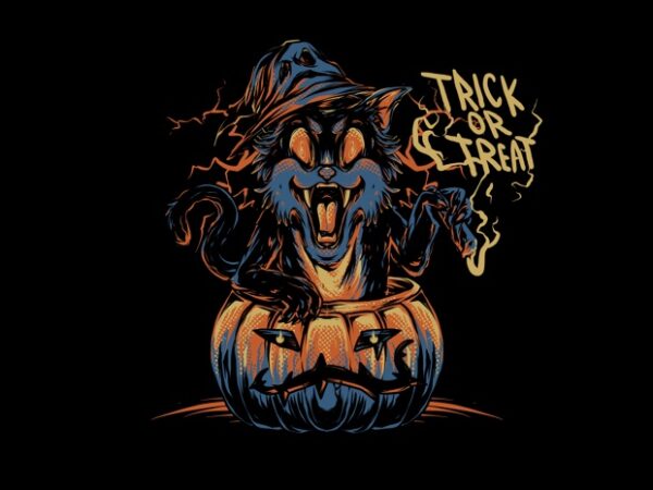 Trick or treat t shirt designs for sale