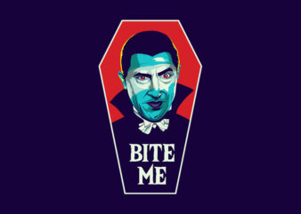 BITE ME t shirt template