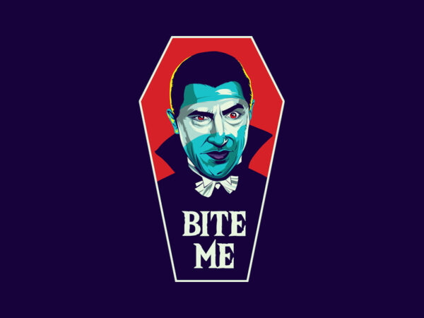 Bite me t shirt template