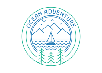 Ocean Adventure t shirt design online