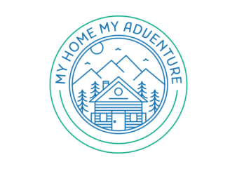 My Home My Adventure t shirt designs for sale
