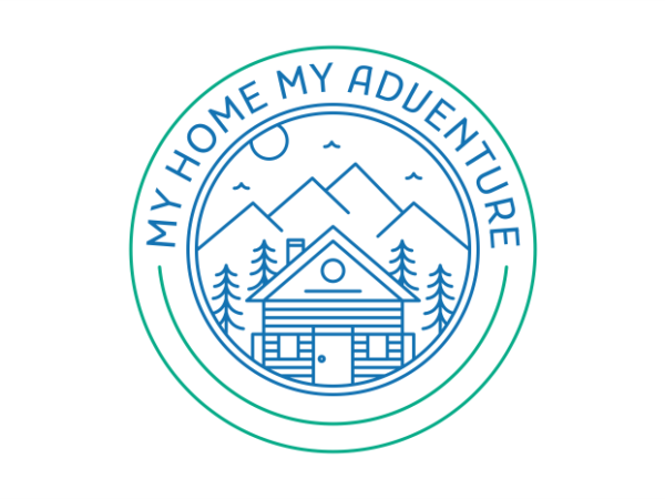 My home my adventure t shirt designs for sale