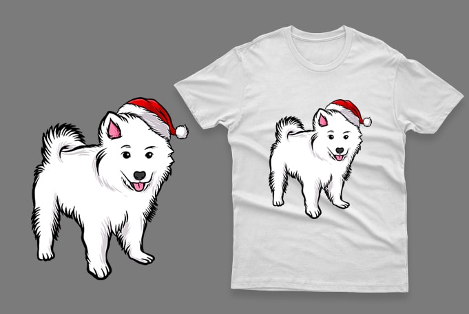 t-shirt vector 14 Christmas Dog design bundle 100% vector ai, eps, svg, png,
