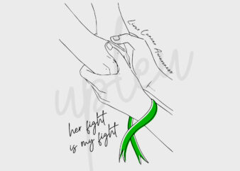 Line Art Liver Cancer SVG, Liver Awareness SVG, Green Ribbon SVG, Fight Cancer svg, Line Art svg, Awareness Tshirt svg, Digital Files