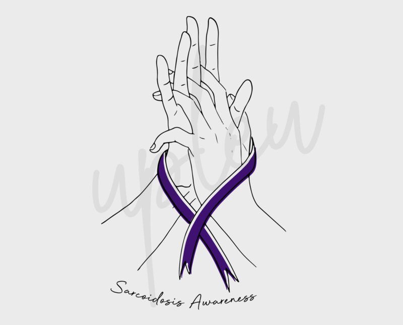 Line Art Sarcoidosis SVG,Sarcoidosis Awareness SVG, Purple Ribbon SVG, Fight Cancer svg, Line Art svg, Awareness Tshirt svg, Digital Files