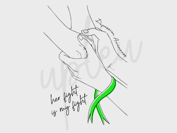 Line art depression svg, depression awareness svg, lime green ribbon svg, fight cancer svg, line art svg,awareness tshirt svg, digital